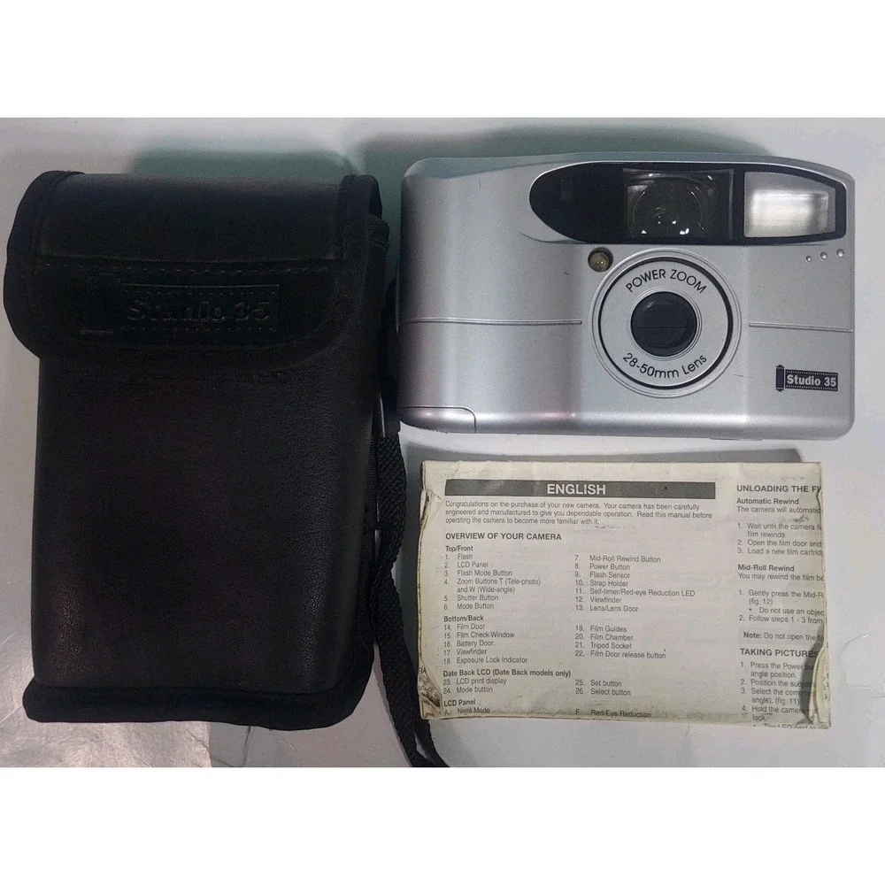 Vintage Concord Camera Felix FF Studio‎ 35 With Case And Instructions Does Work